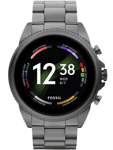 Fossil Gen 6 Smartwatch Smoke Stainless Steel - Kamal Watch Company