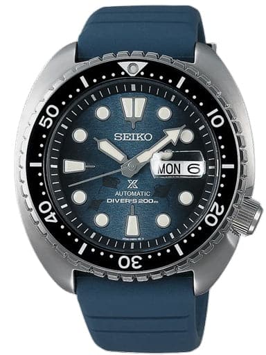 Seiko Prospex Blue Dial Men Day-Date Automatic Watch - Kamal Watch Company