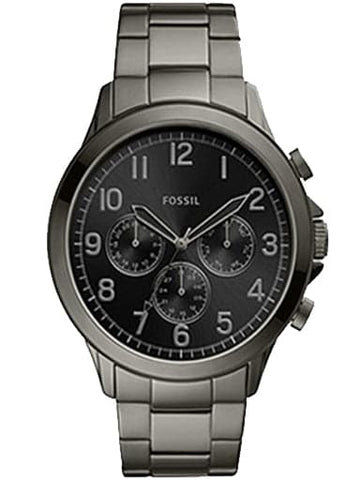 Fossil Yorke Multifunction Smoke Stainless Steel Watch - Kamal Watch Company