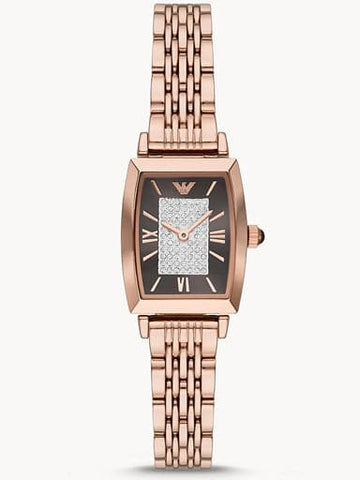 Emporio Armani Two-Hand Rose Gold-Tone Stainless Steel Watch AR11407I - Kamal Watch Company