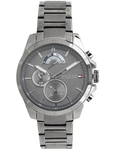 Tommy Hilfiger Grey Dial Grey Stainless Steel Strap Watch NCTH1791347 - Kamal Watch Company