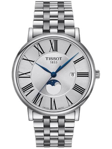 TISSOT CARSON PREMIUM GENT MOONPHASE T122.423.11.033.00 - Kamal Watch Company