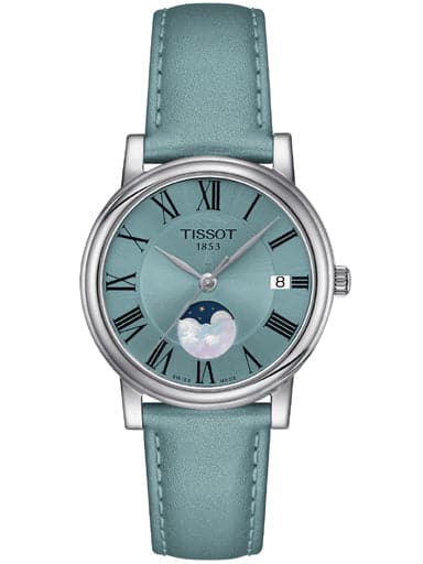 TISSOT CARSON PREMIUM LADY MOONPHASE T122.223.16.353.00 - Kamal Watch Company
