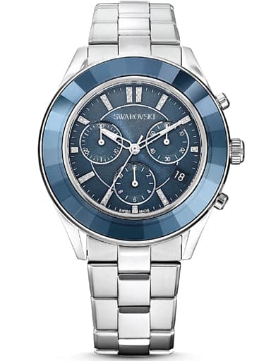 Swarovski Octea Lux Sport watch Metal bracelet, Blue, Stainless steel 5610481 - Kamal Watch Company