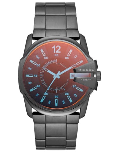 Diesel Master Chief Chronograph Gunmetal-Tone Stainless Steel Watch DZ1965I - Kamal Watch Company