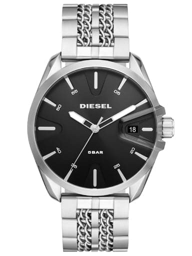 Diesel MS9 Three-Hand Date Stainless Steel Watch DZ1974I - Kamal Watch Company