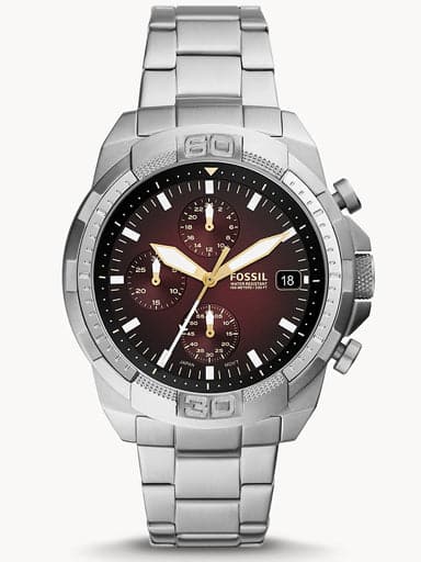 Bronson Chronograph Stainless Steel Watch FS5878I - Kamal Watch Company