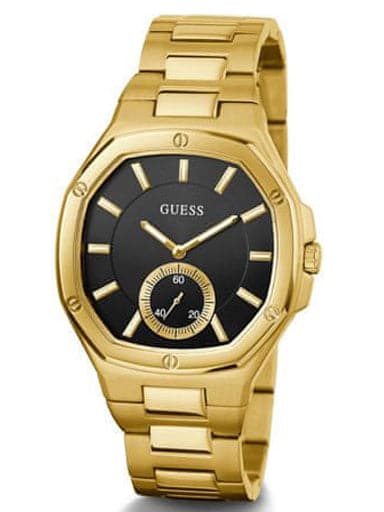 GUESS GOLD TONE CASE GOLD TONE STAINLESS STEEL WATCH GW0310L2 - Kamal Watch Company
