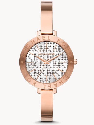Michael Kors Jaryn Three-Hand Rose Gold-Tone Stainless Steel Watch MK4623I - Kamal Watch Company