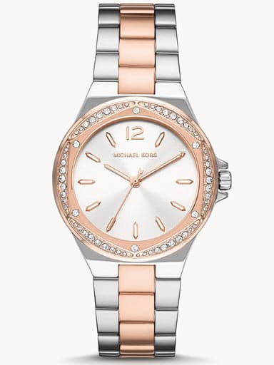 Michael Kors Lennox Three-Hand Two-Tone Stainless Steel Watch MK6989I - Kamal Watch Company