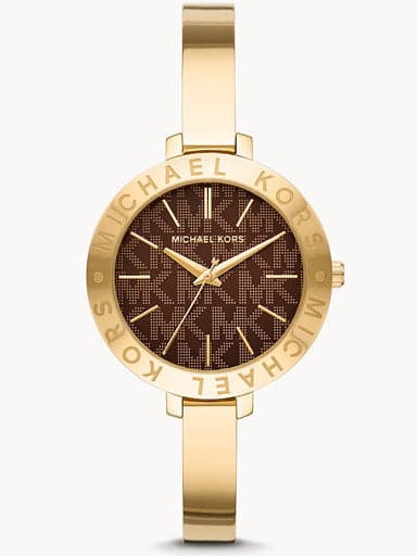 Michael Kors Jaryn Three-Hand Gold-Tone Stainless Steel Watch MK4622I - Kamal Watch Company