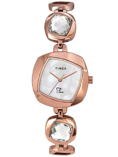 TIMEX FRIA ANALOG OFF WHITE DIAL WOMEN'S WATCH TWEL15000 - Kamal Watch Company