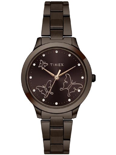 TIMEX ANALOG BROWN DIAL WOMEN'S WATCH TW000T632 - Kamal Watch Company