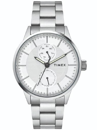 TIMEX ANALOG SILVER DIAL BOY'S WATCH TWEG19900 - Kamal Watch Company