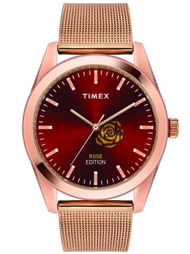 TIMEX ROSE EDITION ANALOG RED DIAL WOMEN'S WATCH TWEL13202 - Kamal Watch Company