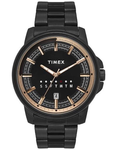 TIMEX ANALOG BLACK DIAL MEN'S WATCH TWEG17208 - Kamal Watch Company