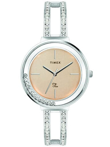 TIMEX ANALOG ROSE GOLD DIAL WOMEN'S WATCH TWEL13502 - Kamal Watch Company