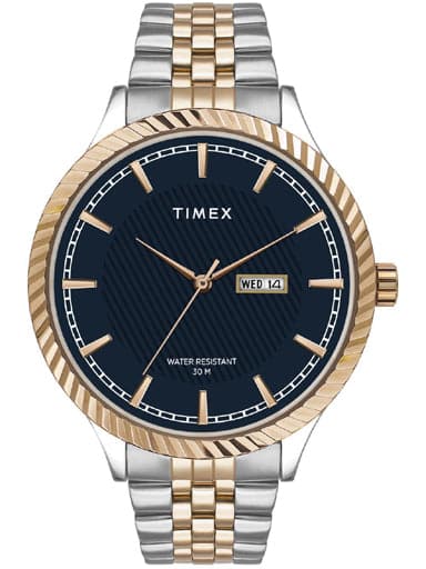 TIMEX ANALOG BLUE DIAL MEN'S WATCH TW0TG7502 - Kamal Watch Company