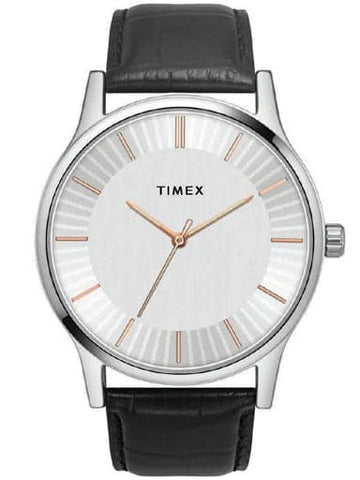 TIMEX MEN'S SLEEK FORMAL WATCH WITH SILVER DIAL TW0TG8301 - Kamal Watch Company
