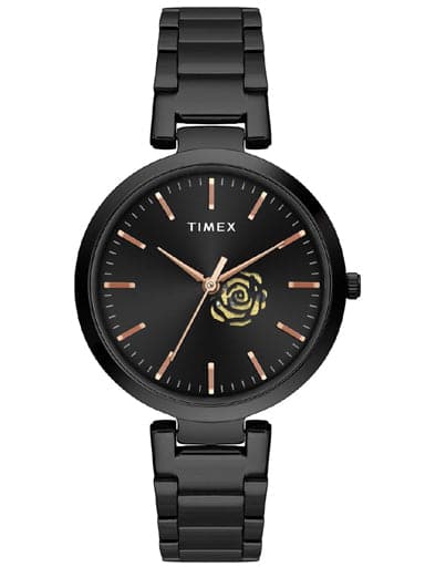 TIMEX ANALOG BLACK DIAL WOMEN'S WATCH TW000X225 - Kamal Watch Company