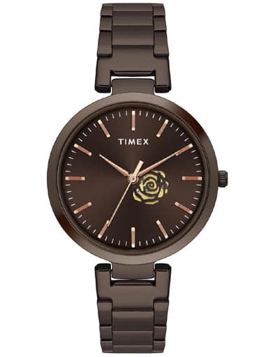 TIMEX ANALOG BROWN DIAL WOMEN'S WATCH TW000X227 - Kamal Watch Company