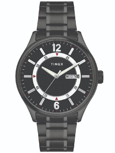 TIMEX ANALOG BLACK DIAL BOY'S WATCH TWEG19805 - Kamal Watch Company