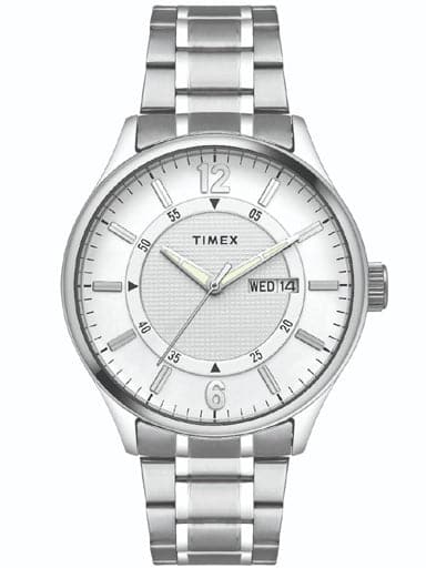 TIMEX ANALOG WHITE DIAL BOY'S WATCH TWEG19803 - Kamal Watch Company
