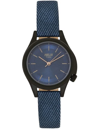 Helix Analog Blue Dial Watch For Women TW037HL09 - Kamal Watch Company