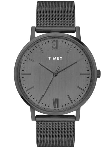 TIMEX MODERN FULL BLACK WATCH WITH MESH BRACELET TW0TG8012 - Kamal Watch Company