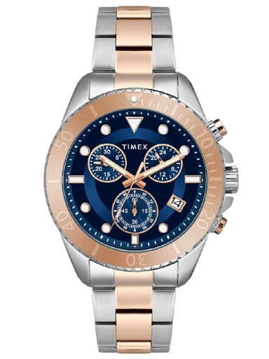 TIMEX MENS BLUE DIAL WATCH TWEG20101 - Kamal Watch Company