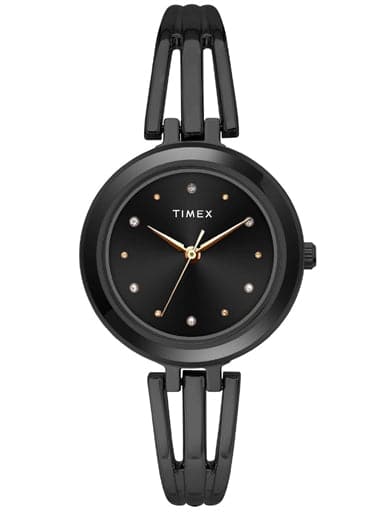 TIMEX ANALOG BLACK DIAL WOMEN'S WATCH TWTL10300 - Kamal Watch Company