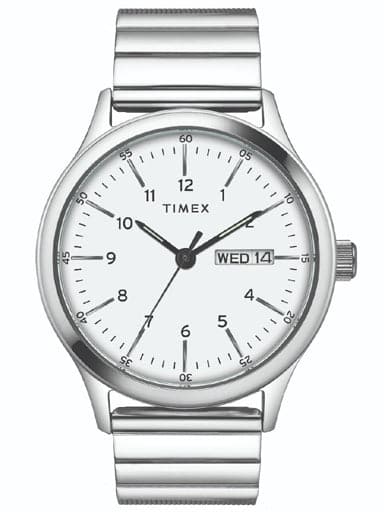 TIMEX ANALOG WHITE DIAL BOY'S WATCH TWEG19703 - Kamal Watch Company