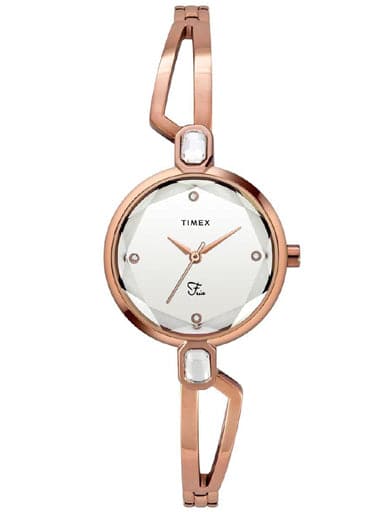 TIMEX FRIA ANALOG SILVER DIAL WOMEN'S WATCH TWEL15100 - Kamal Watch Company