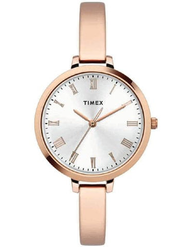TIMEX MINIMALIST SILVER DIAL WATCH TWEL12817 - Kamal Watch Company