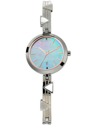Titan Raga Viva Mother Of Pearl Dial Metal Strap Women'S Watch Nn2606Qm01