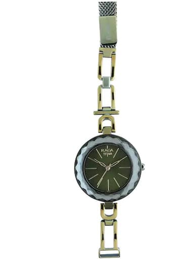 Titan Illume From Raga Facets Gunmetal Dial Women's Watch NP95122QM01 - Kamal Watch Company