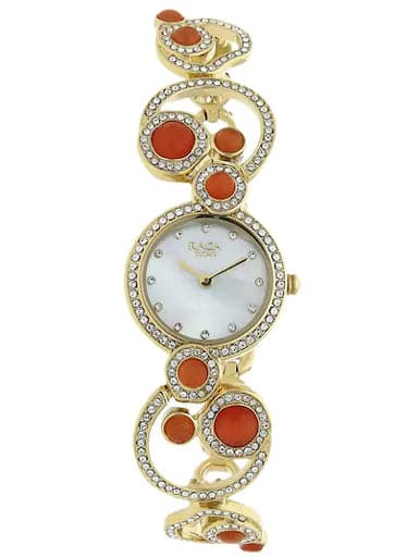 TITAN Raga Moonlight Mother of Pearl Metal Strap Watch NH95031YM02J - Kamal Watch Company
