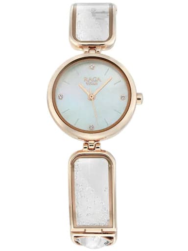 Titan Cocktails From Raga Mother Of Pearl Dial Women's Watch NP95105WM01F - Kamal Watch Company