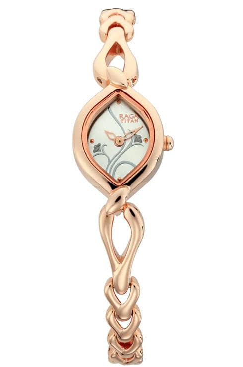 Titan Raga Silver Dial Analog Watch NP2455WM01 - Kamal Watch Company