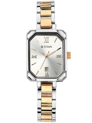 TITAN Silver Dial Analog Watch NN2635KM01 - Kamal Watch Company