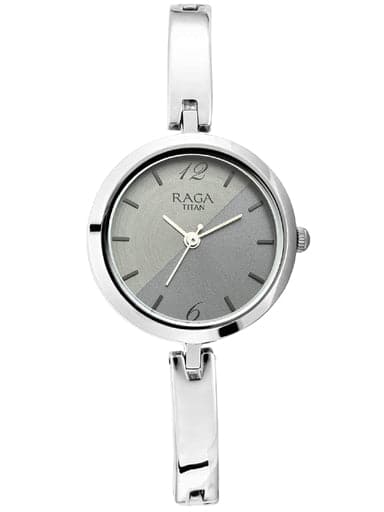 TITAN Raga Viva Silver Dial Metal Strap Watch NP2606SM05 - Kamal Watch Company