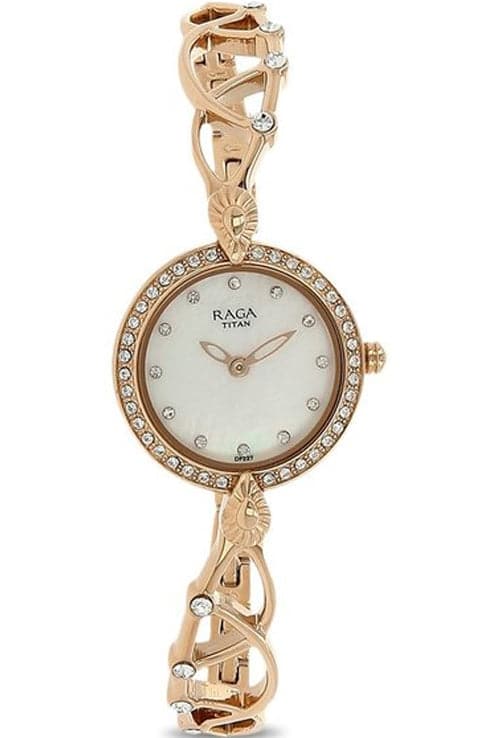 Titan Raga Moonlight Analog Watch for Women NP95022WM01 - Kamal Watch Company