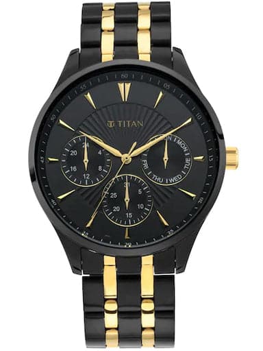 TITAN Regalia Opulent Stainless Steel Watch NP90127KM01 - Kamal Watch Company