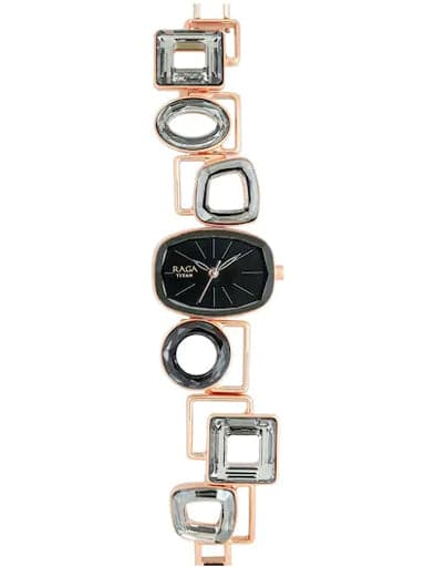 Titan Celeste From Raga Facets Black Dial Women's Watch NP95118WM01 - Kamal Watch Company
