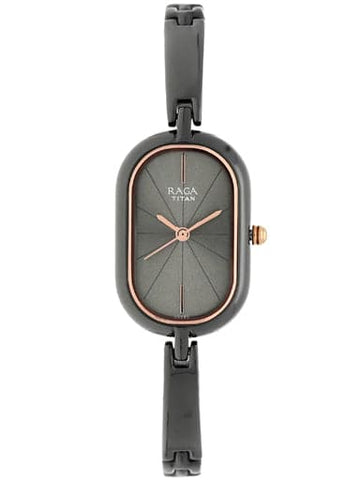 Click to zoom 360 ° view TITAN Raga Viva Grey Dial Metal Strap Watch NN2577QM01 - Kamal Watch Company