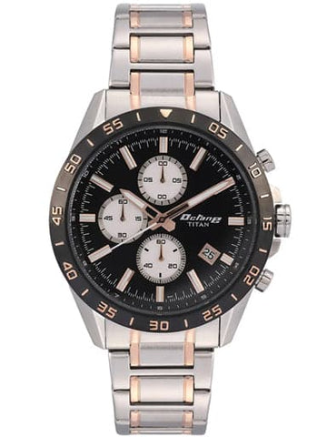 TITAN Octane Black Dial Stainless Steel Strap Watch NP90106KM02 - Kamal Watch Company