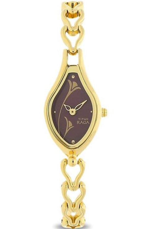 Titan Raga Flora Analog Watch for Women NP2457YM03 - Kamal Watch Company