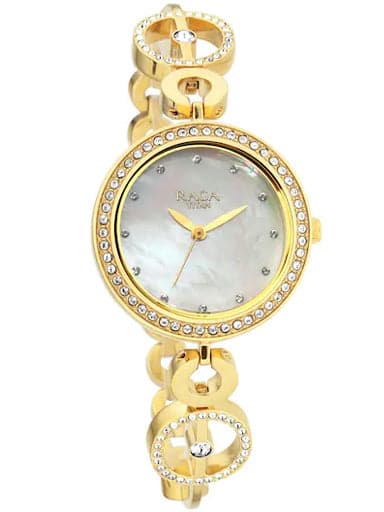 Titan Raga Mother of Pearl Dial Swarovski Studded Women's Watch NN2539YM02 - Kamal Watch Company