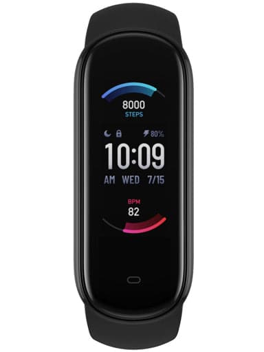 Xiaomi Mi Smart Band 5 Fitness Tracker (Black) MI-XMSH10HM - Kamal Watch Company