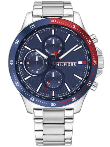 Tommy Hilfiger Denim Blue Dial Multi-Function Men's Watch NCTH1791718 - Kamal Watch Company